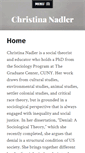 Mobile Screenshot of christinanadler.com